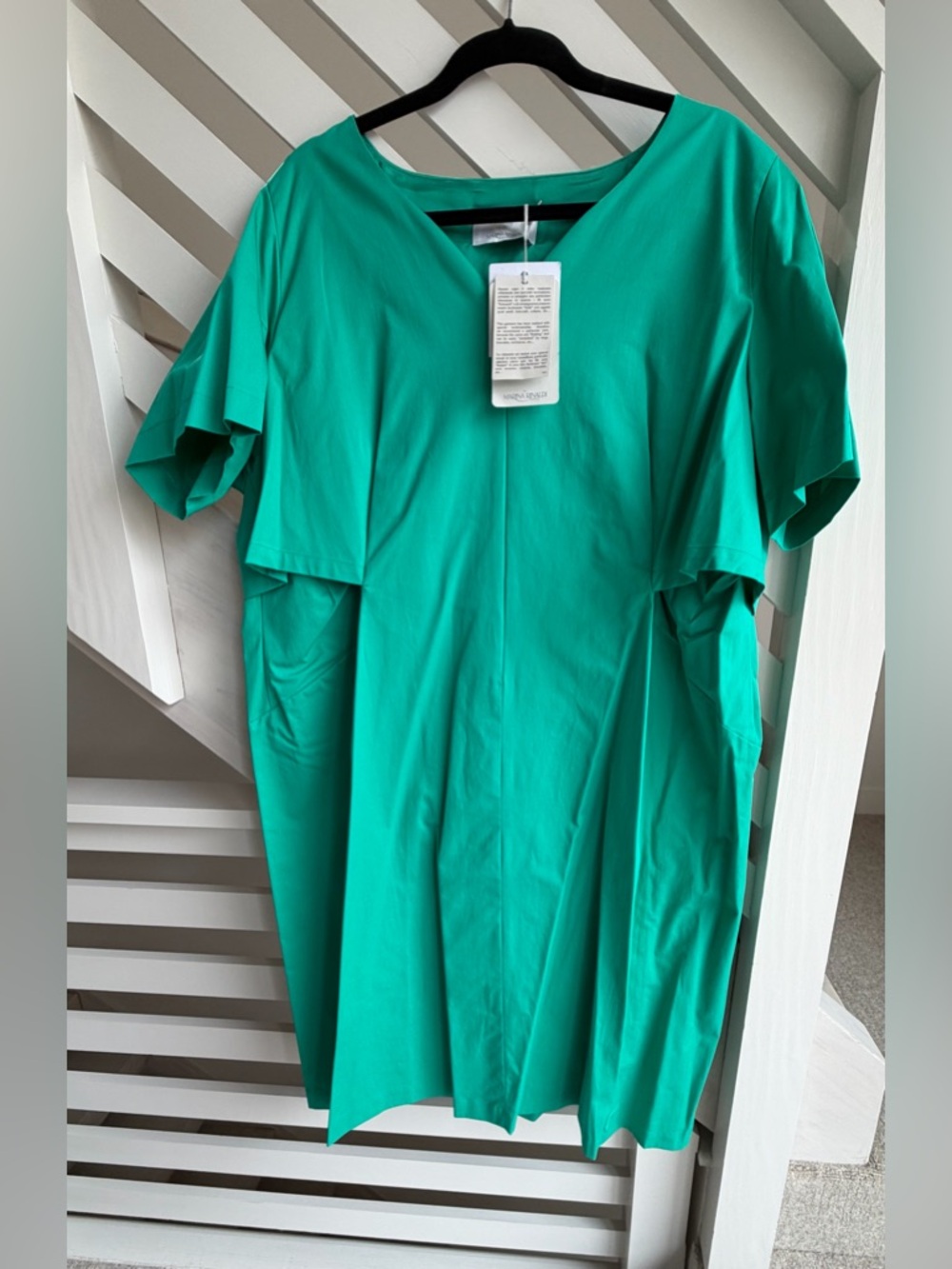 Marina Rinaldi Voyage Emerald Green Short Sleeve Dress